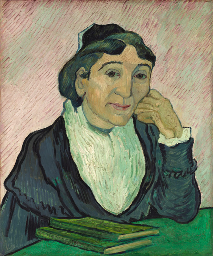 Vincent van Gogh, L'Arlesiana (Ritratto di M.me Ginoux), 1890 : La Galleria  Nazionale