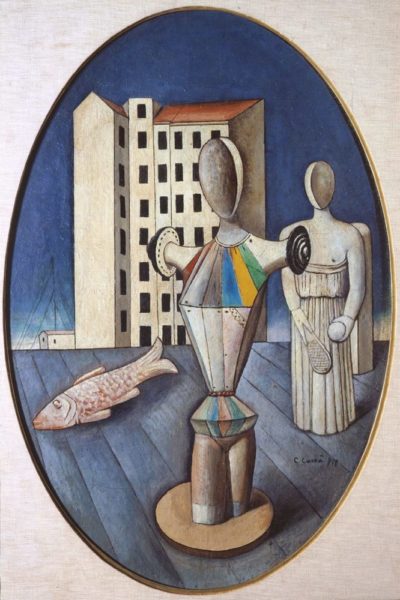 Carlo Carrà, L'ovale delle apparizioni, 1918